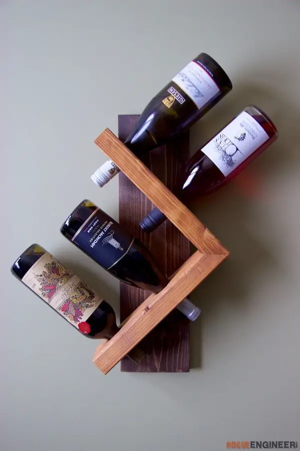 DIY Wine Bottle Holder 