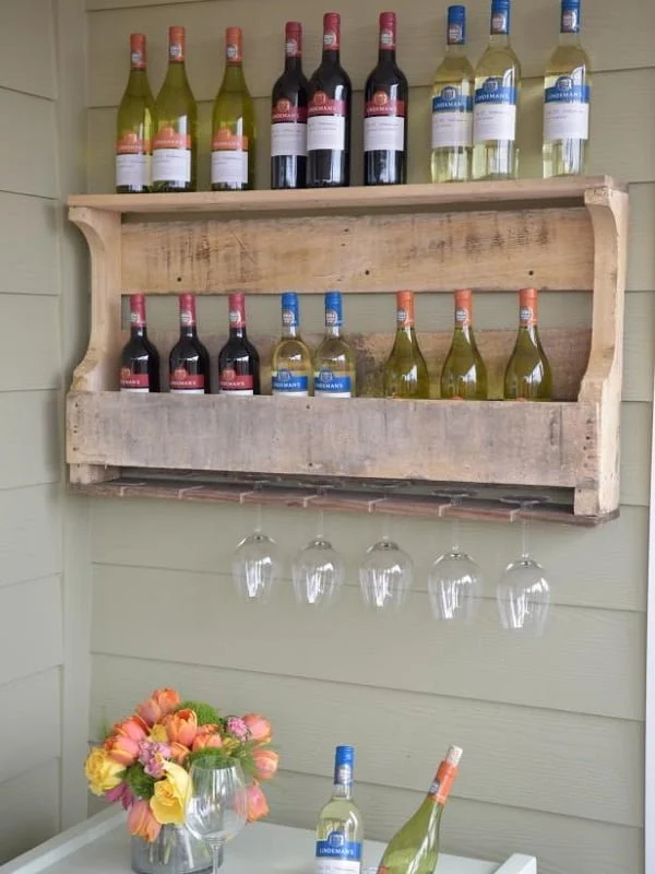 Wine Rack from pallet wood 