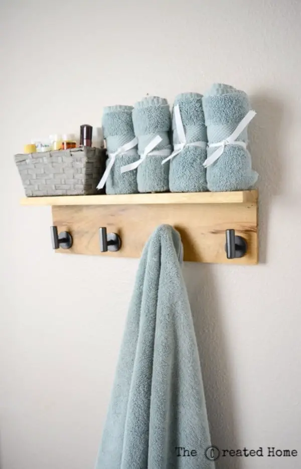 30 Creative Diy Towel Rack Ideas - Bathroom Towel Rack Build