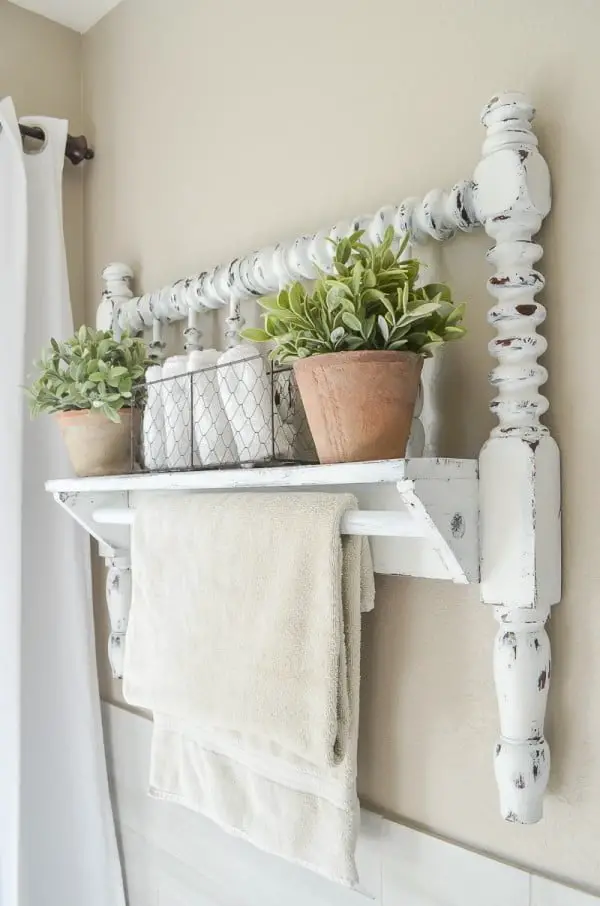 diy towel holder for gym — diy modern hand towel rack [under $20