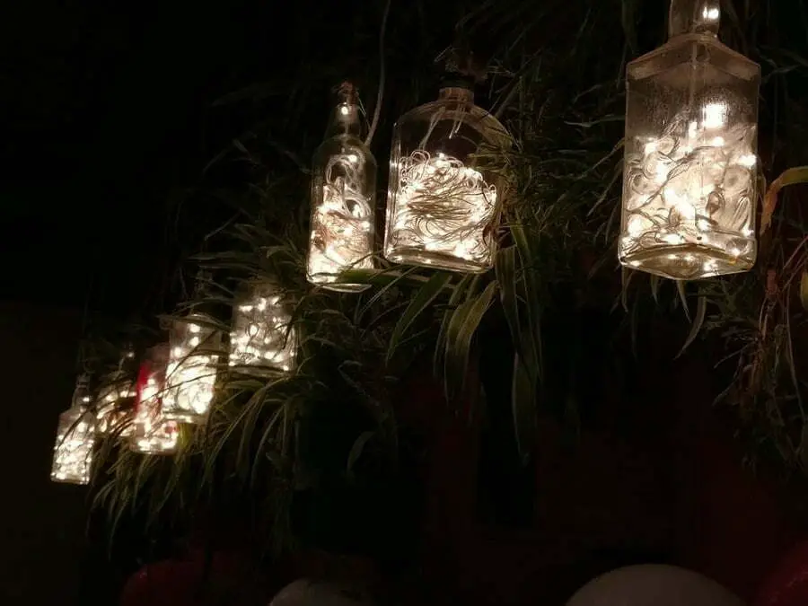 hanging bottle lights