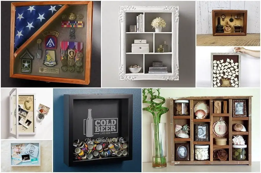 22 Creative Shadow Box Ideas To Turn, How To Build A Shadow Box With Shelves