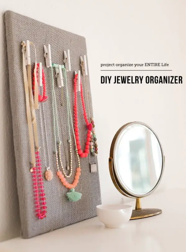 45 Pretty Diy Jewelry Organizer Ideas - Diy Necklace Display Board