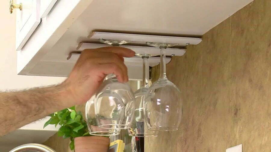 DIY Wine Glass Rack