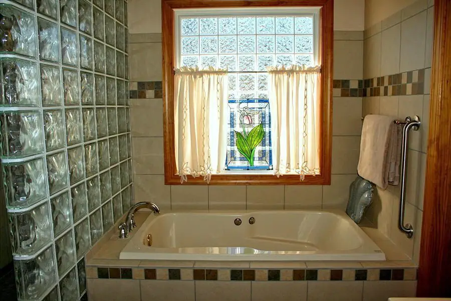 Shower window curtain