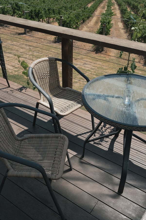 patio glass table