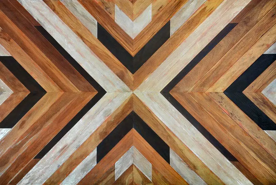 chevron wood art