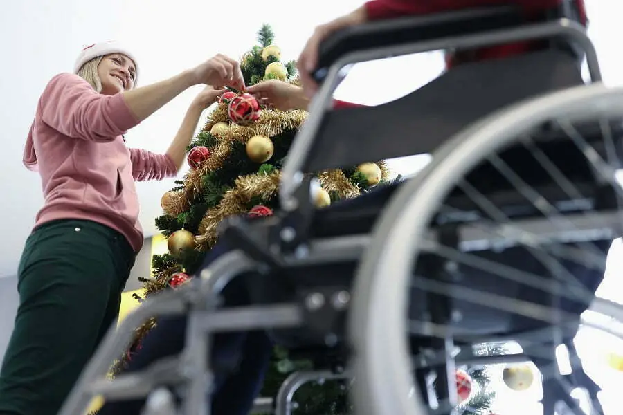 wheelchair christmas