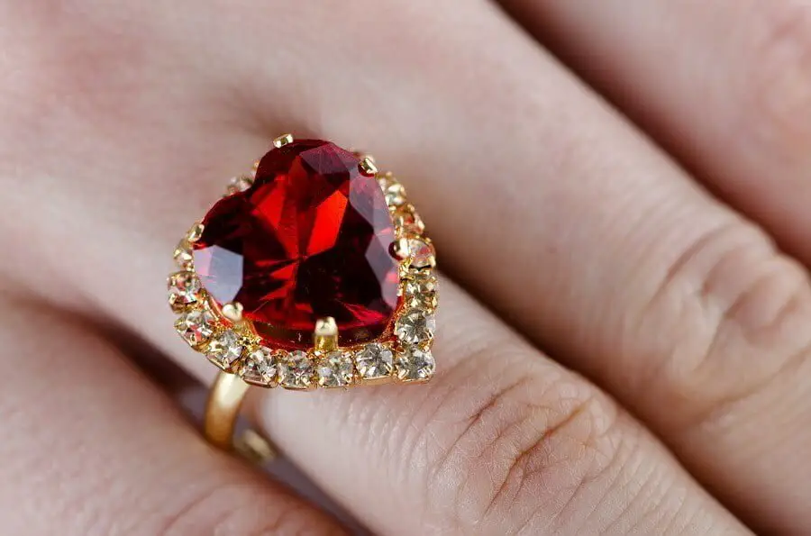 garnet ring