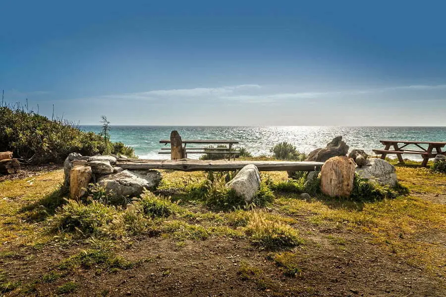 picnic area in California