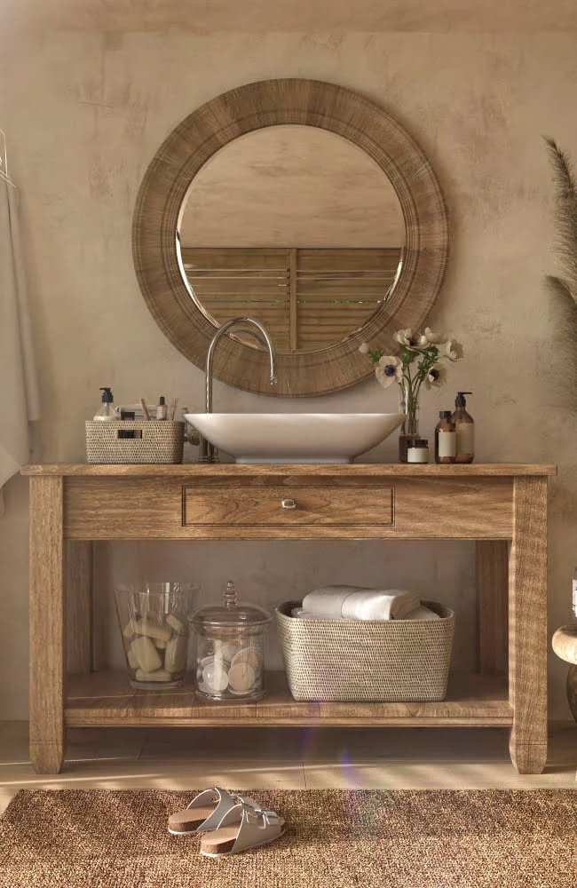 Driftwood-Inspired Vanity