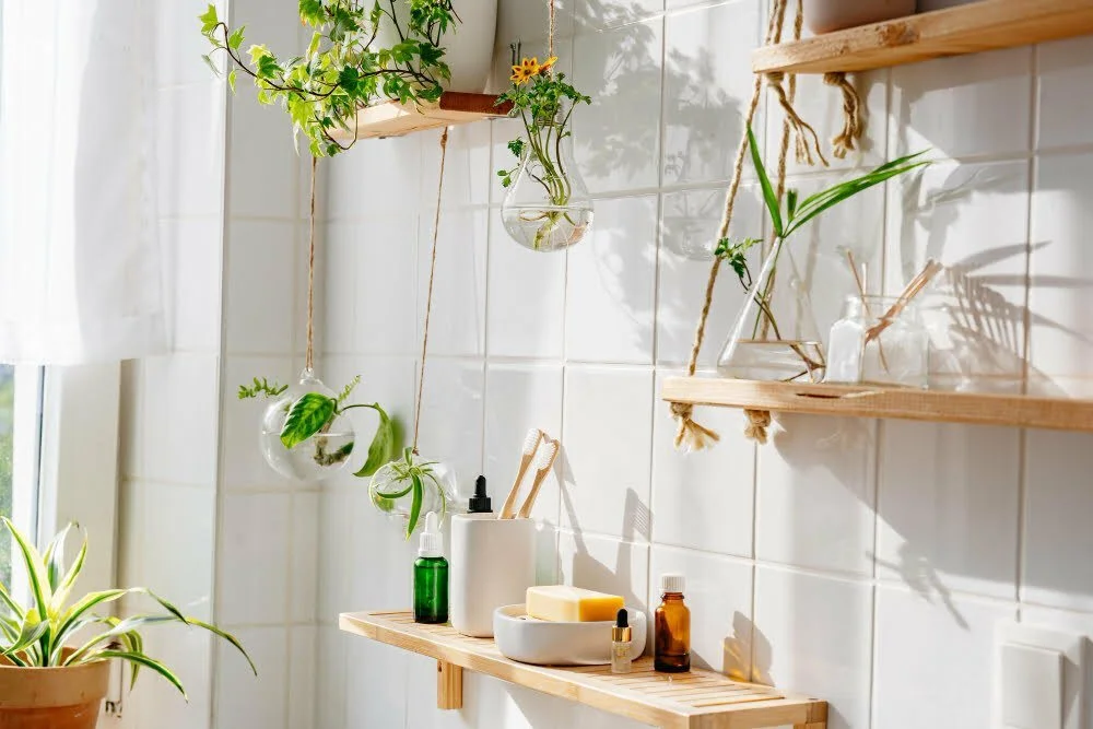 Rustic Floating Shelves