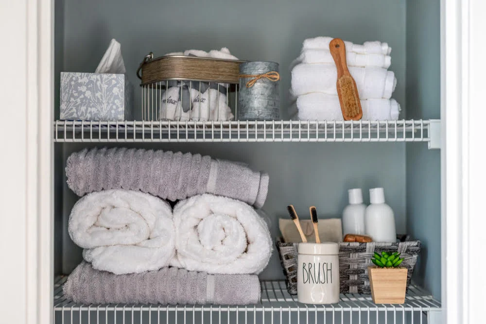 Hidden Towel Storage