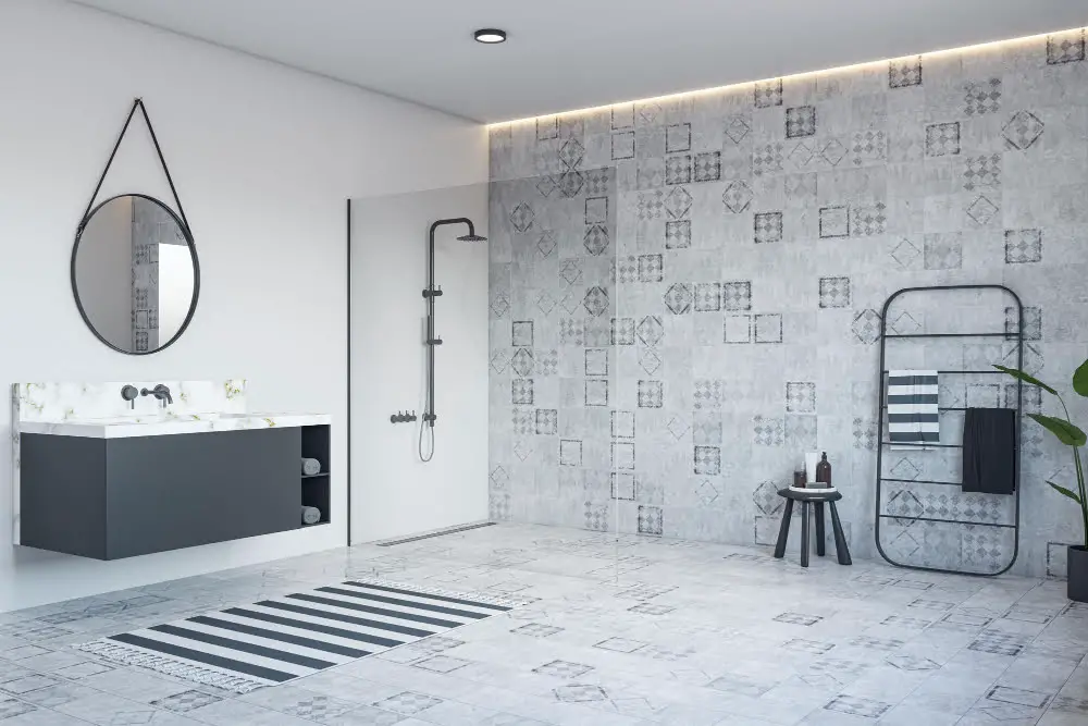 Monochrome Mosaic Tiles