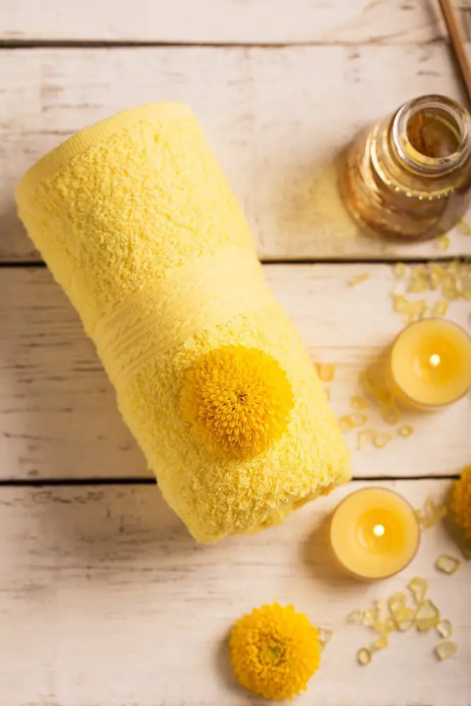 Mustard Yellow Towels