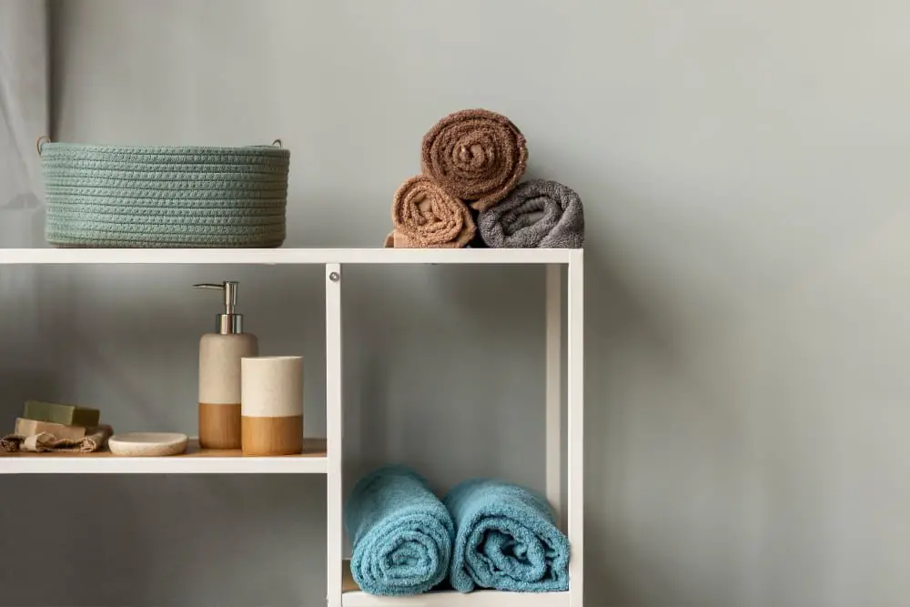 Stacked Towel Storage