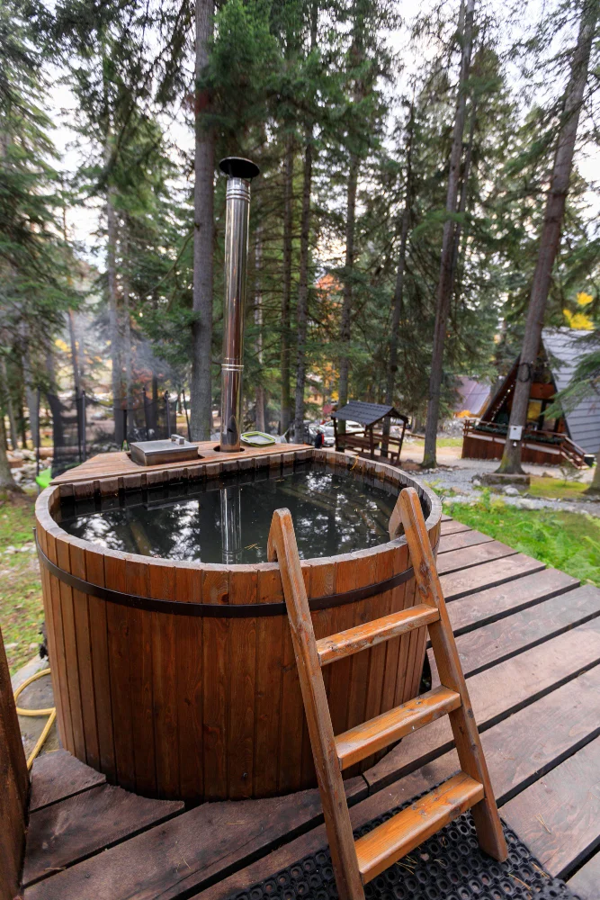 Wood-fired Hot Tub