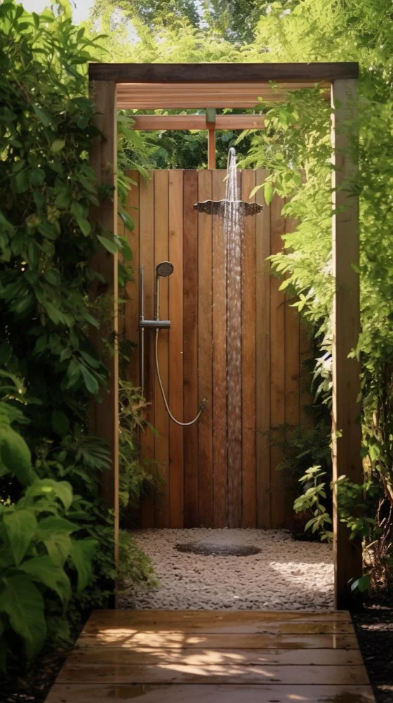 Floating Shower Platform