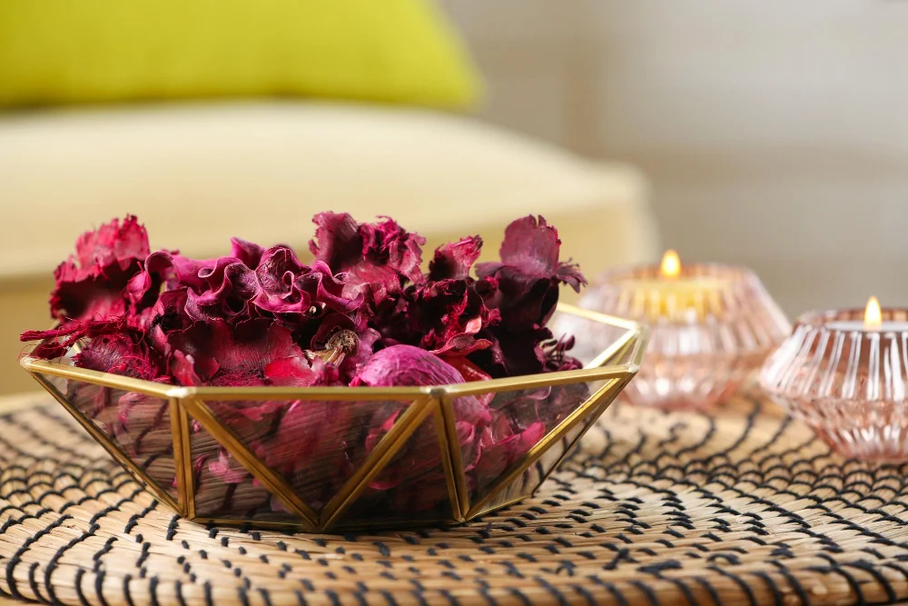 Bathroom Tray with Potpourri