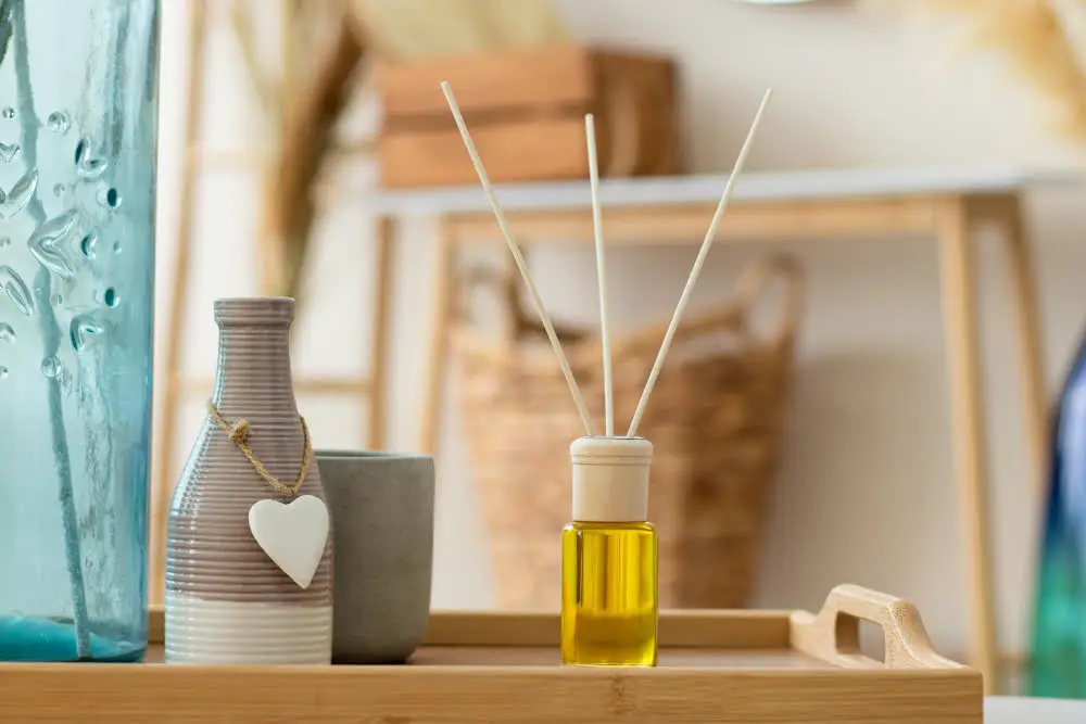 Bathroom Tray with Reed Diffuser