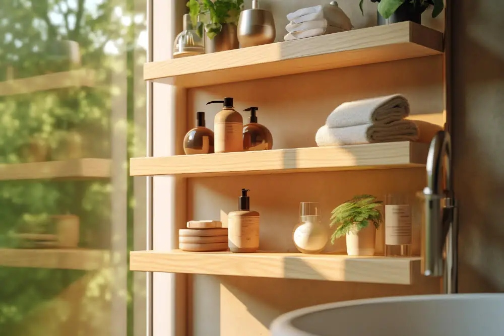 Floating Shelves Bathroom