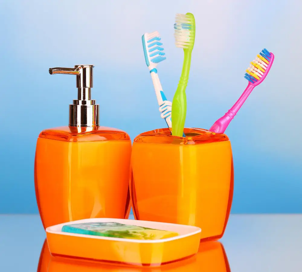Orange Toothbrush Holder