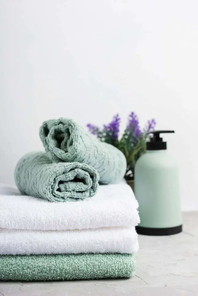 Sage Green Towels and Linens