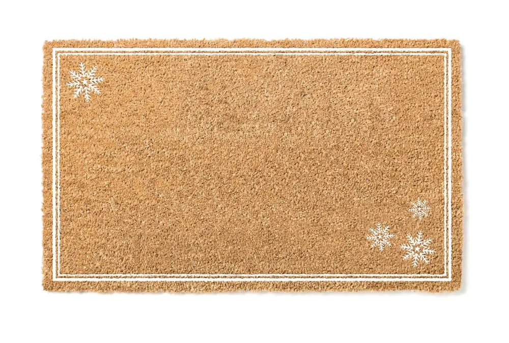 Snowflake Bath Mat