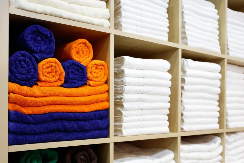 Stacked Towel Storage