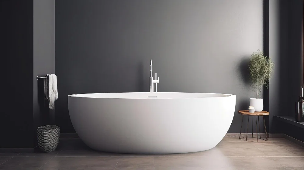 White Freestanding Bathtub