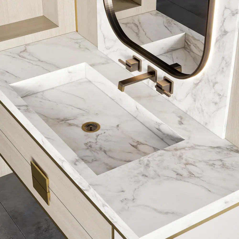 White Marble Countertops