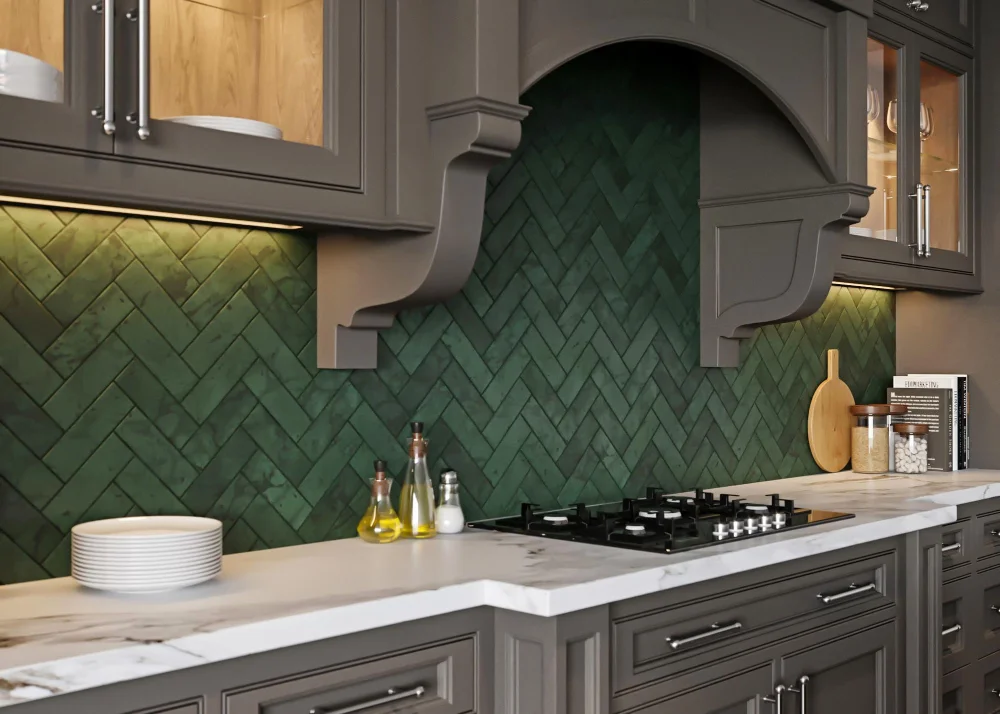 Winter Scene Backsplash