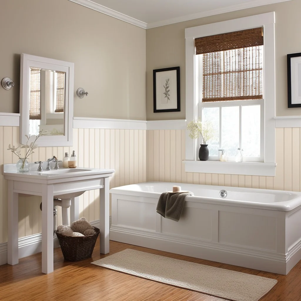 Beadboard Wainscoting Bathroom Molding