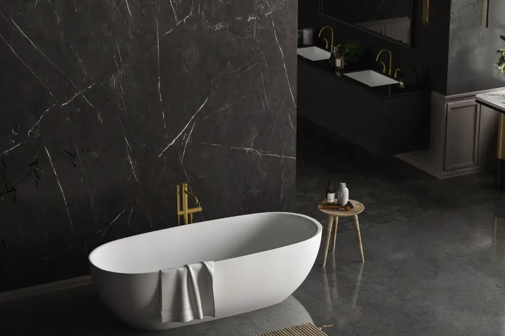 Black Marble Walls