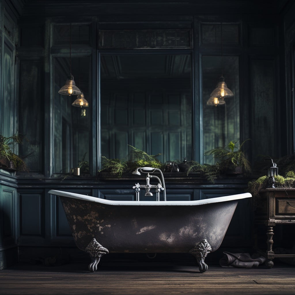 Claw-foot Bathtub Moody Bathroom