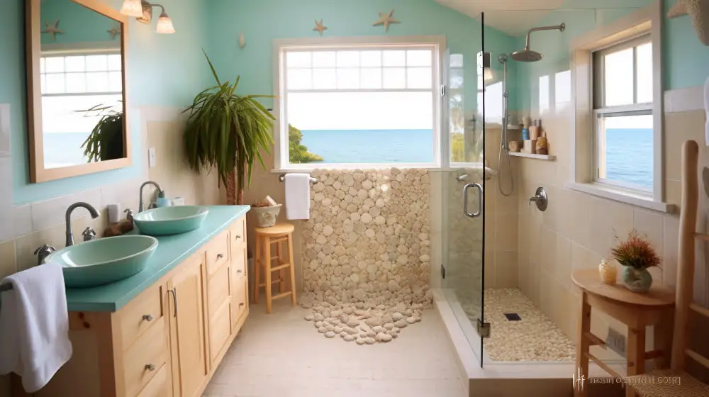 Coastal Theme Bathroom 
