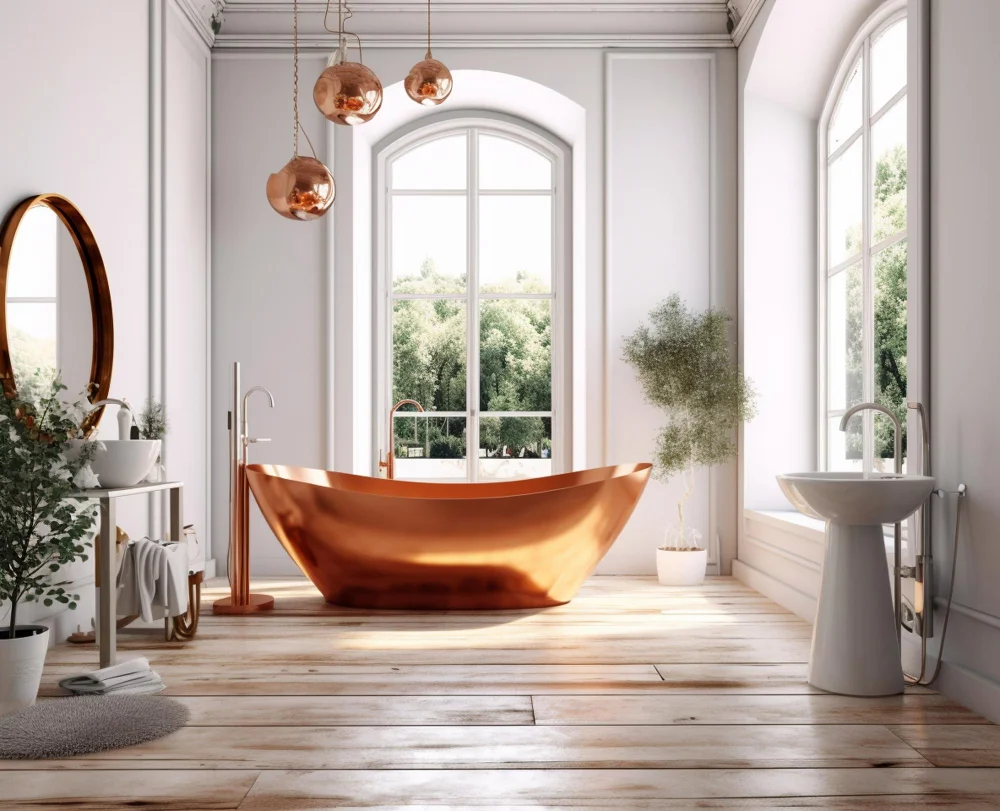 Copper Bathtub