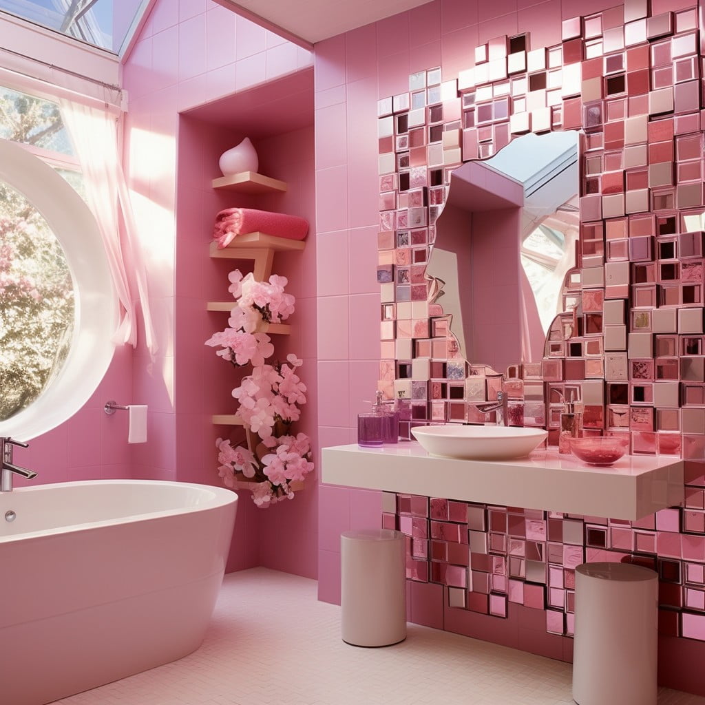 Decorative Mirrors Girls Bathroom
