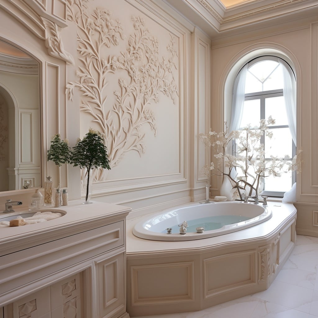 Decorative Plaster Bathroom Molding