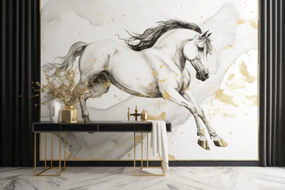 Equestrian-themed Decor Bathroom