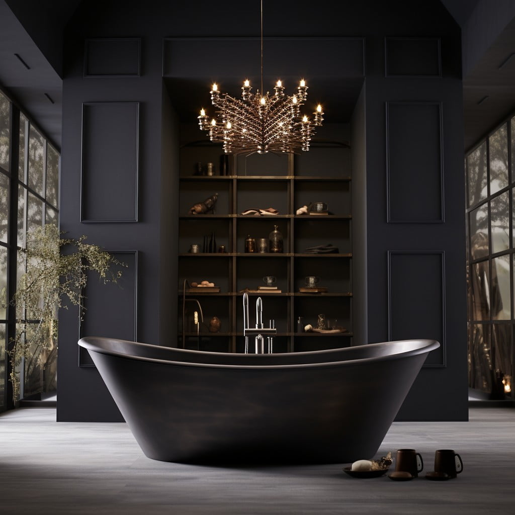 Freestanding Bathtub Moody Bathroom