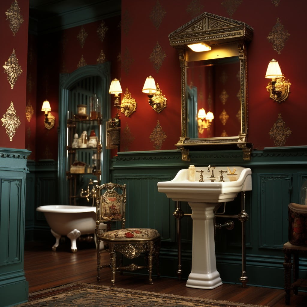 Freestanding Vanities Victorian Bathroom