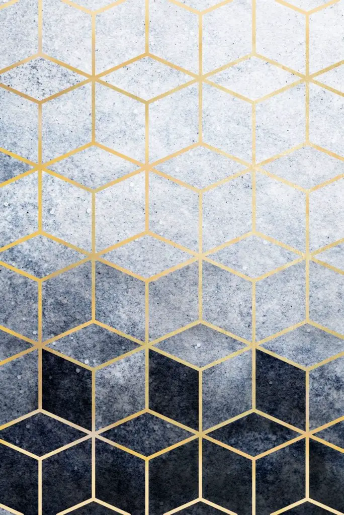 Gold Patterned Tiles