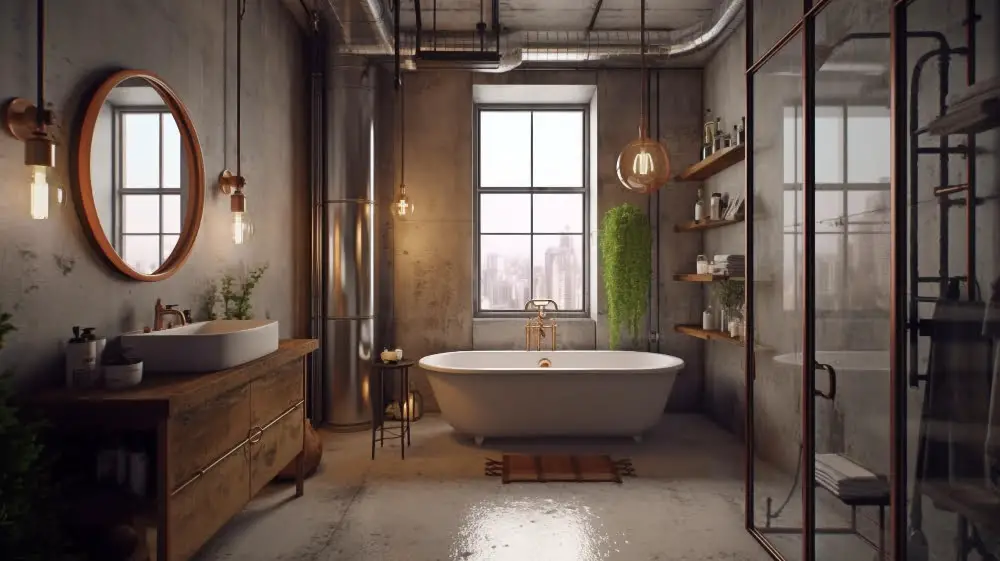 Industrial Style Bathroom