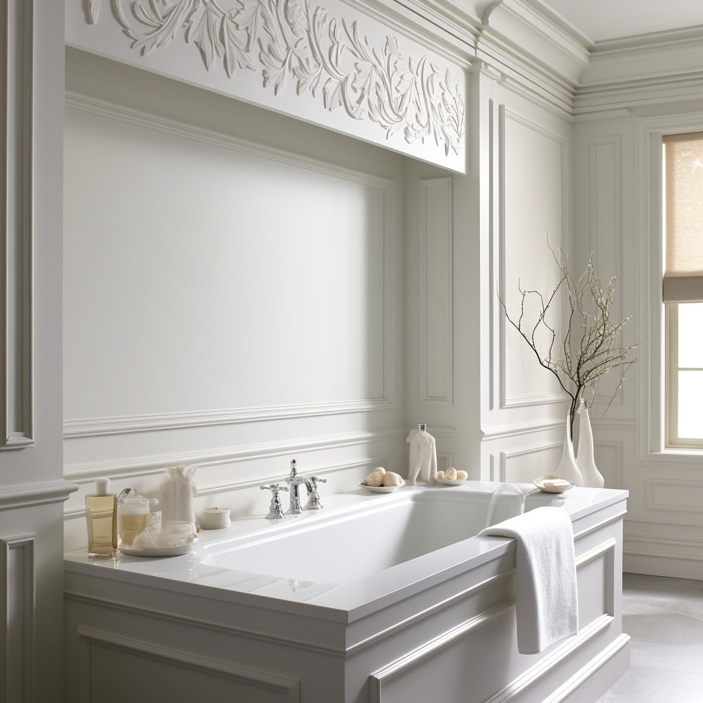 Intricate Cornice Bathroom Molding