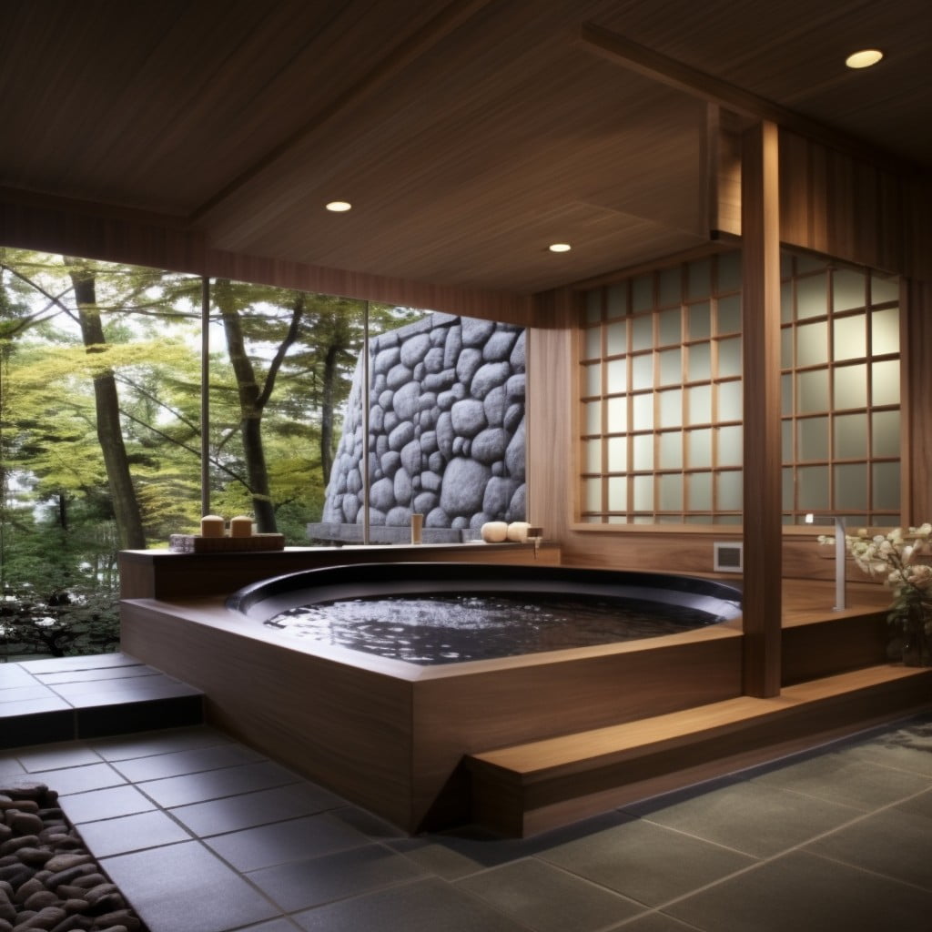 Japanese Soaking Tub Zen Bathroom