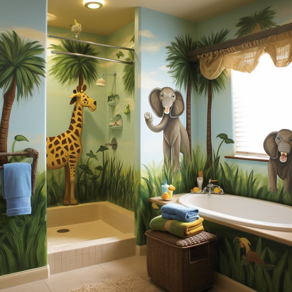 Jungle Safari for Boys Bathroom