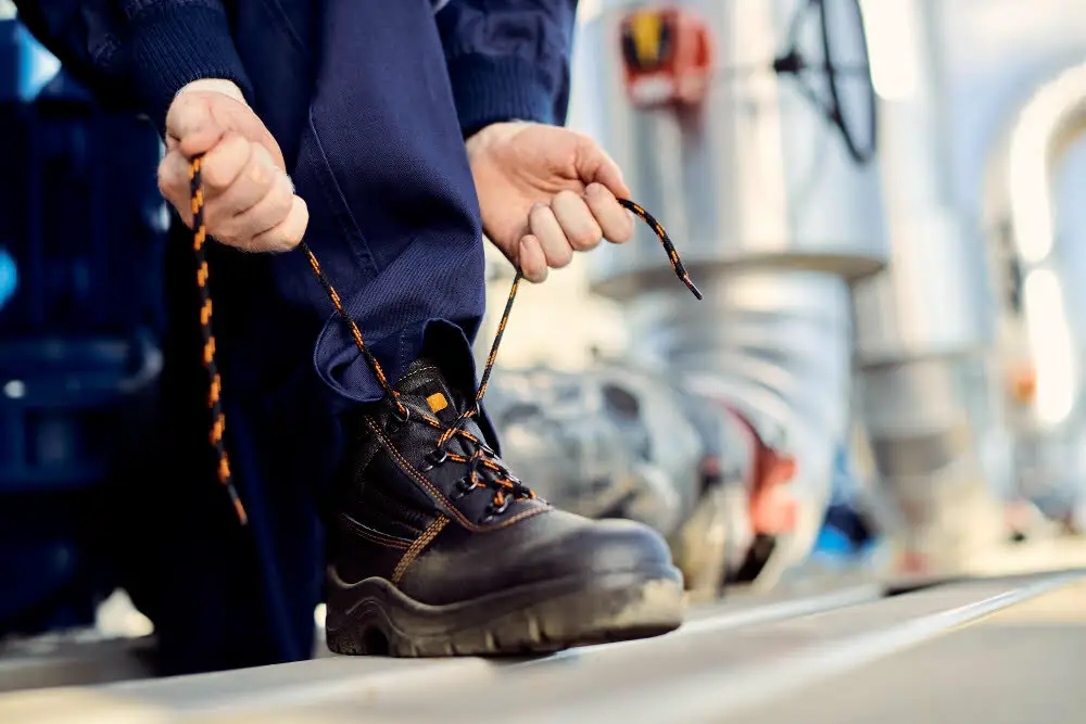 Make Sure You're Wearing Sturdy Shoes, Preferably Steel-Toed Boots to Avoid Injury