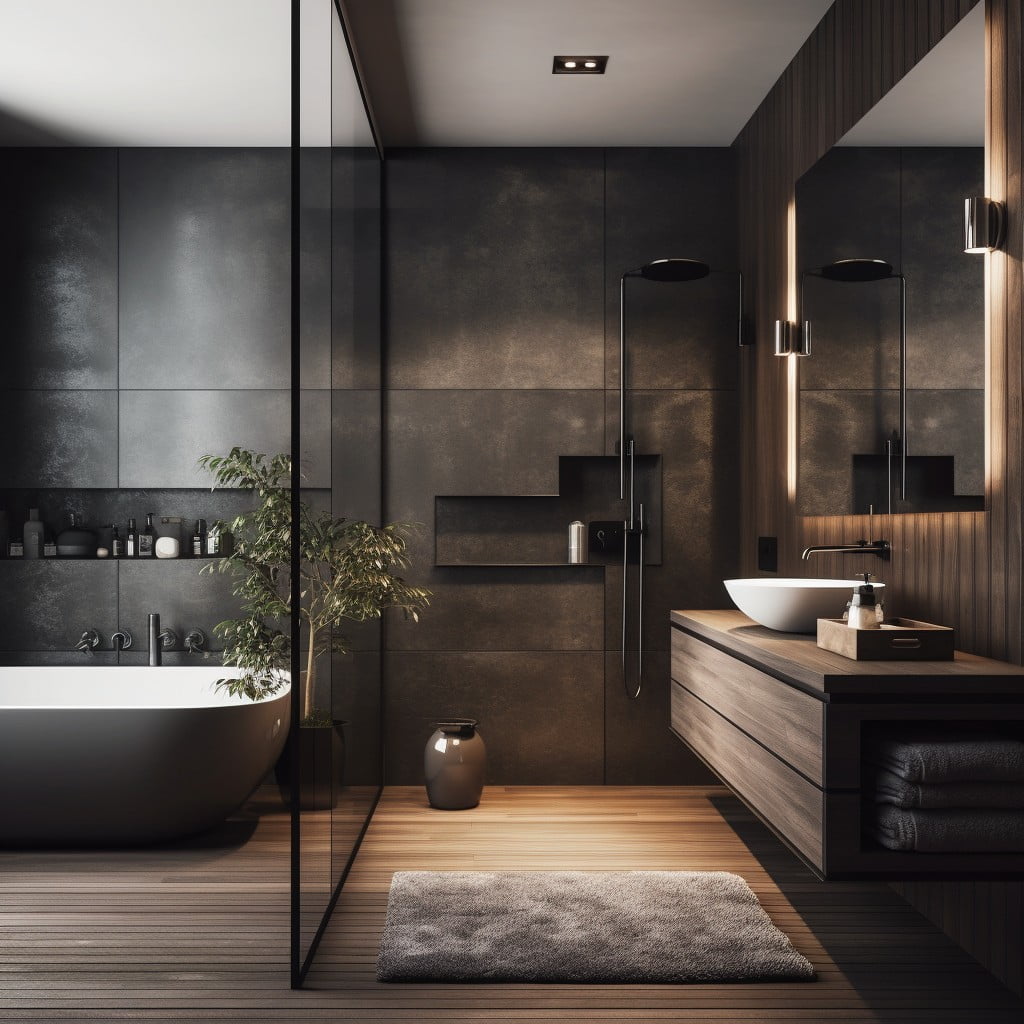 Minimalist Decor Masculine Bathroom