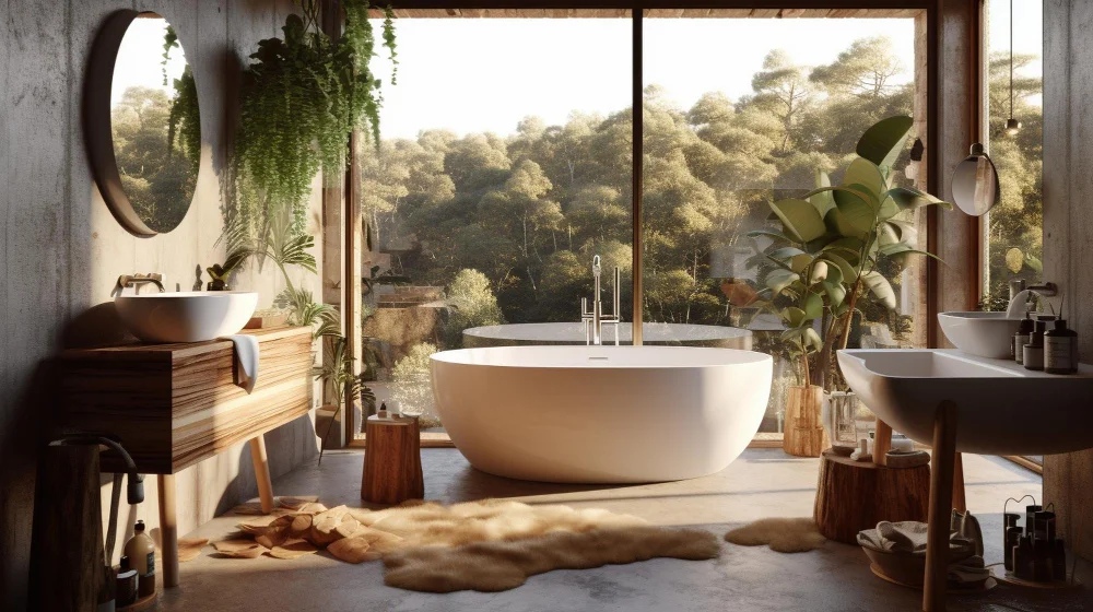 Nature-inspired Bathroom